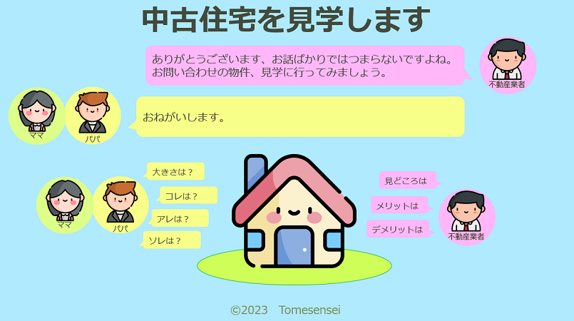 実際に中古住宅を見学に行ってみます