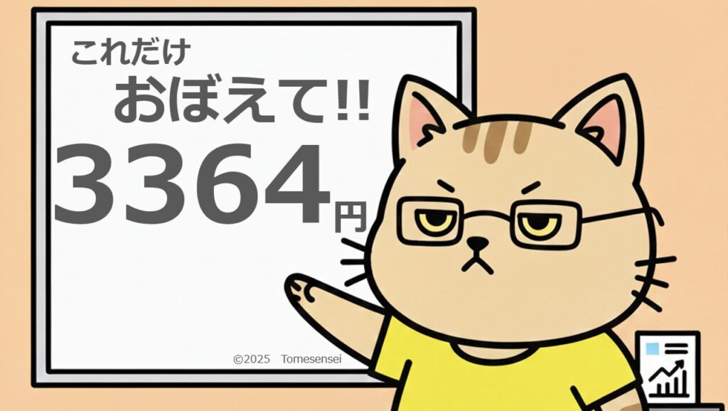 これだけおぼえて…3364円