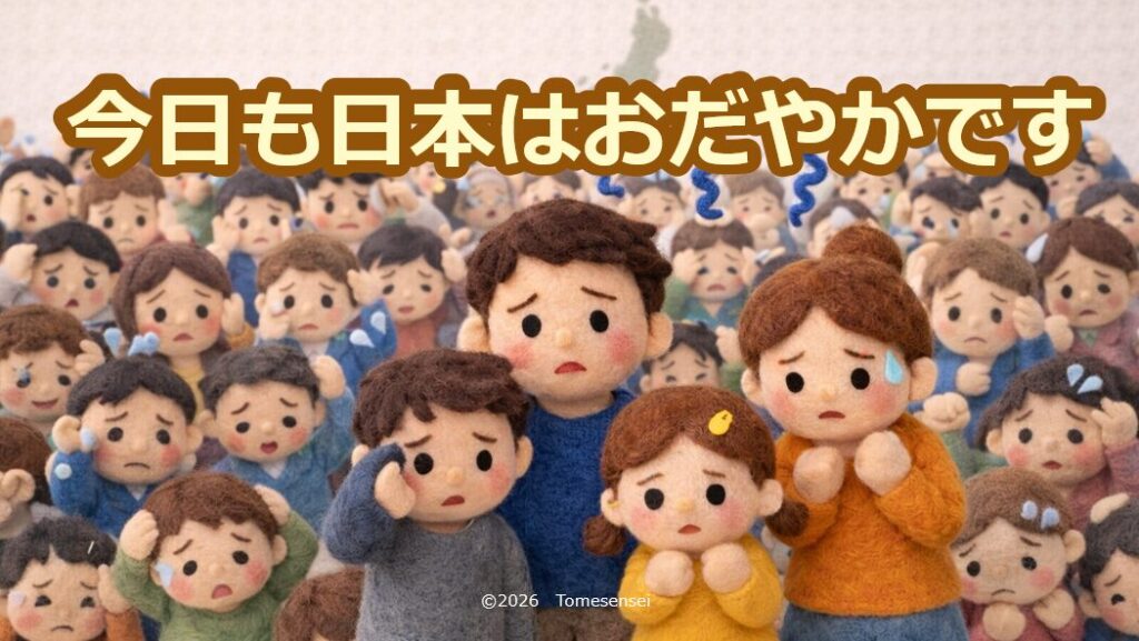 今日も日本はおだやかです