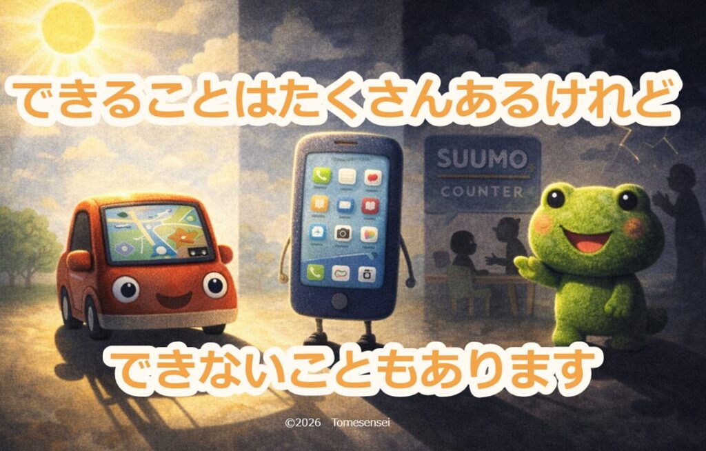 できることはたくさんあるけれど、できないこともあります